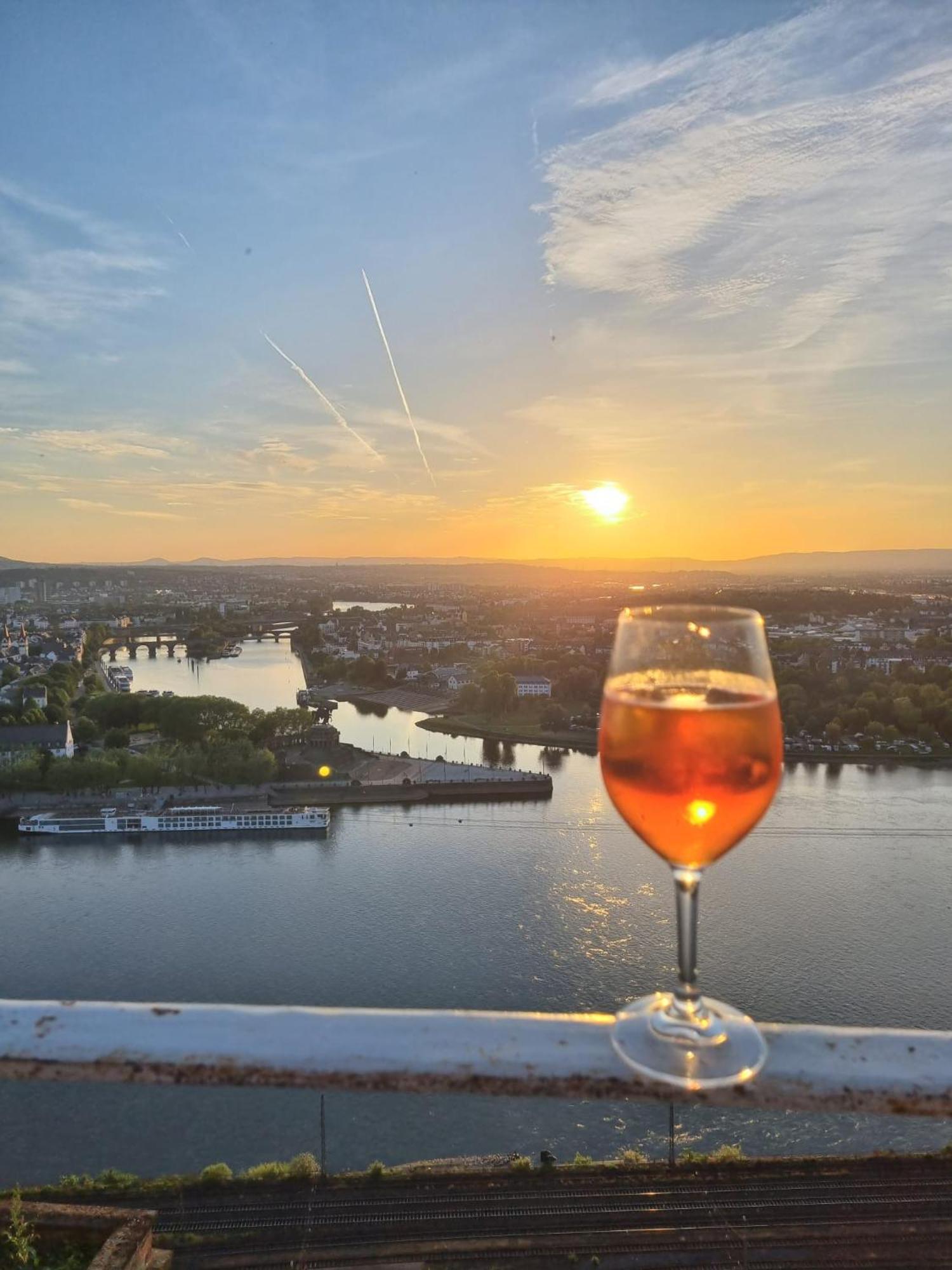 E"Stein 3 Zkb Terrasse Apartman Koblenz  Kültér fotó